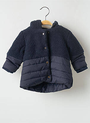 Manteau long bleu marine ABSORBA fille
