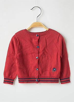 Gilet manches longues rouge ABSORBA fille