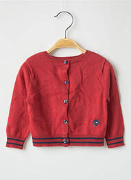 Gilet manches longues rouge ABSORBA fille