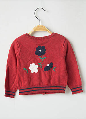 Gilet manches longues rouge ABSORBA fille