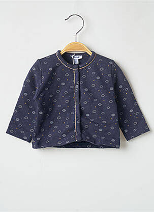 Gilet manches longues bleu marine ABSORBA fille