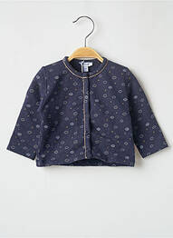 Gilet manches longues bleu marine ABSORBA fille