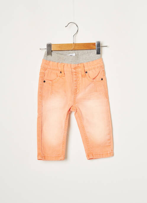 Pantalon droit orange 3 POMMES pour garçon