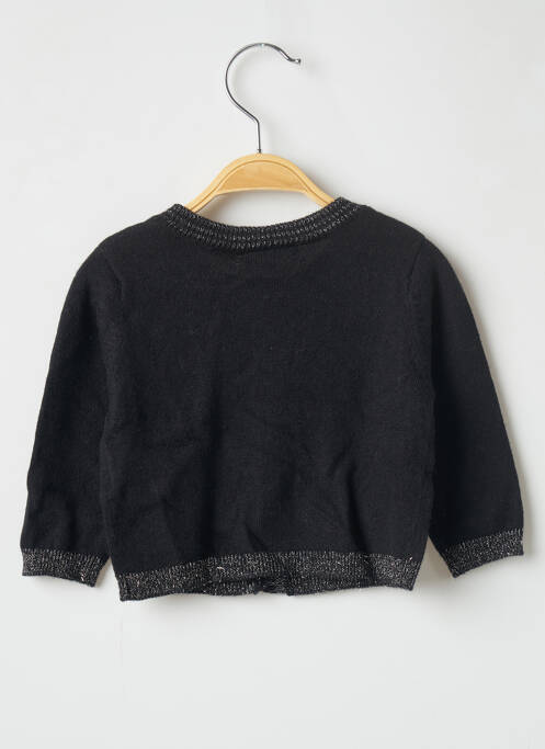 Gilet manches longues noir ABSORBA pour fille