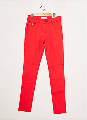 Jeans skinny rouge CATIMINI fille