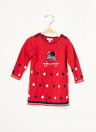 Robe mi-longue rouge ABSORBA fille