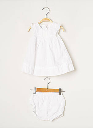 Robe mi-longue blanc ABSORBA fille