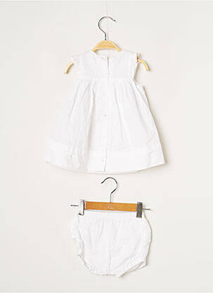 Robe mi-longue blanc ABSORBA fille