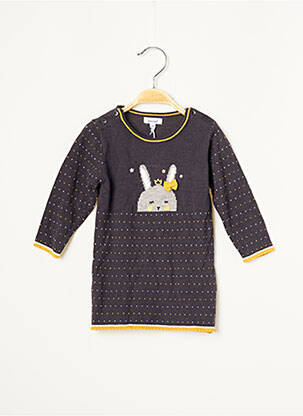 Robe mi-longue gris ABSORBA fille
