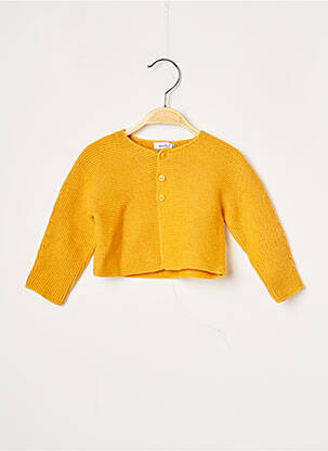 Gilet manches longues jaune ABSORBA enfant