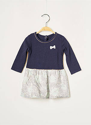 Robe mi-longue bleu marine ABSORBA fille