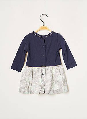 Robe mi-longue bleu marine ABSORBA fille