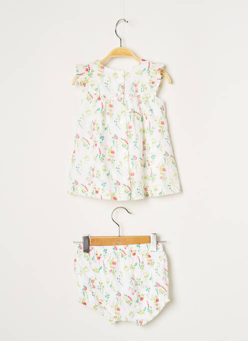 Robe mi-longue blanc ABSORBA fille