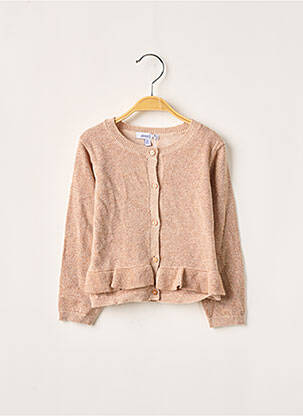 Gilet manches longues rose ABSORBA fille