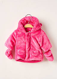 Manteau court rose ABSORBA enfant