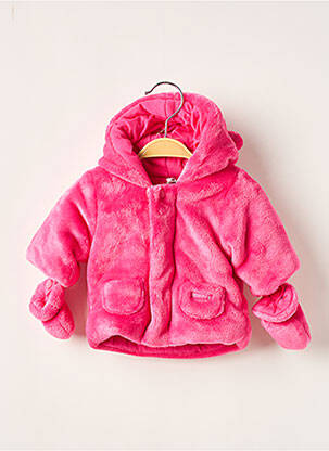 Manteau court rose ABSORBA pour enfant