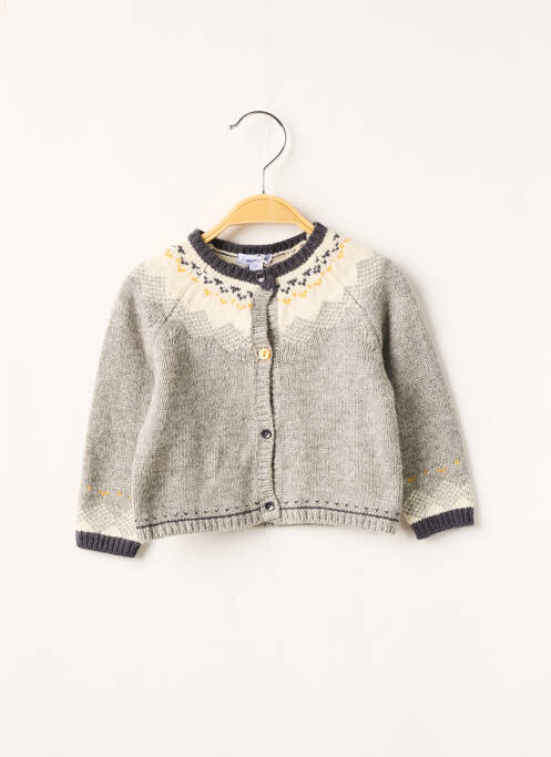 Grosse maille gris ABSORBA pour fille