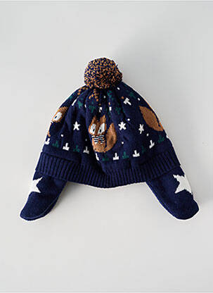 Bonnet bleu marine ABSORBA garçon