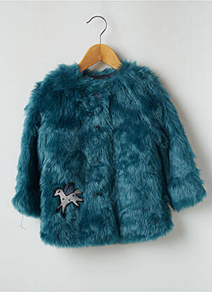 Manteau court bleu CATIMINI fille