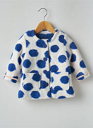 Manteau long blanc CATIMINI fille