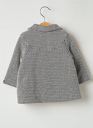 Manteau long gris CATIMINI fille