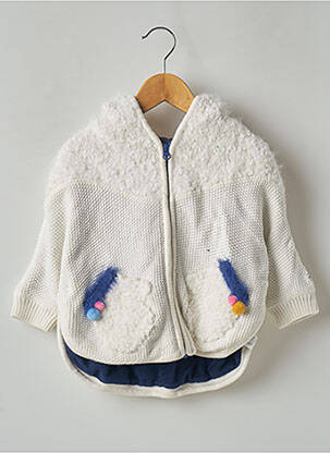Polaire blanc CATIMINI fille