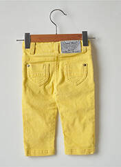 Pantalon droit jaune 3 POMMES pour fille seconde vue