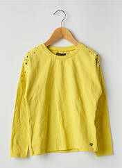 T-shirt jaune CATIMINI pour fille seconde vue