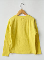 T-shirt jaune CATIMINI pour fille seconde vue