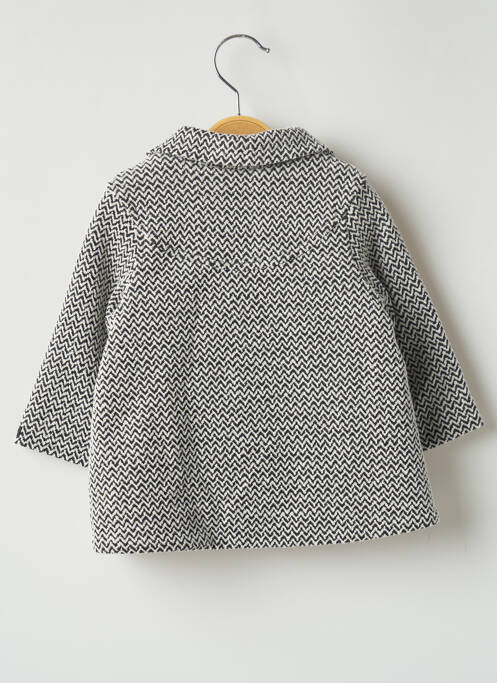 Manteau long gris CATIMINI pour fille