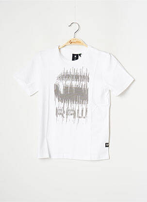 T-shirt blanc G STAR garçon