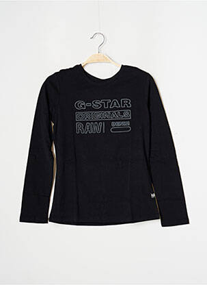 T-shirt noir G STAR fille