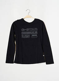 T-shirt noir G STAR fille