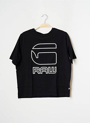 T-shirt noir G STAR fille
