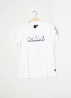 T-shirt blanc G STAR garçon