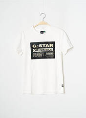 T-shirt beige G STAR pour garçon seconde vue