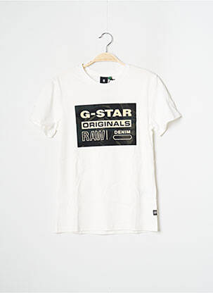 T-shirt beige G STAR pour garçon