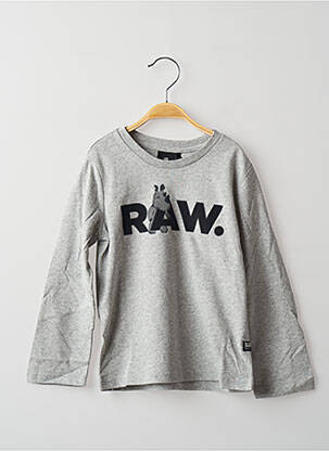 T-shirt gris G STAR garçon