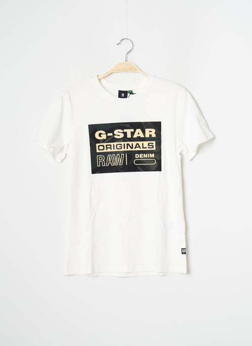 T-shirt beige G STAR pour garçon