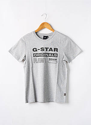 T-shirt gris G STAR garçon