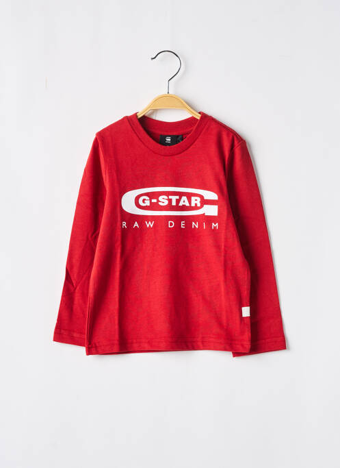 T-shirt rouge G STAR pour garçon