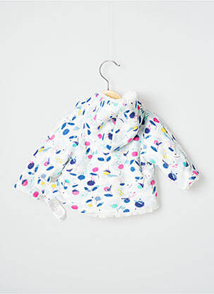 Manteau court blanc CATIMINI fille