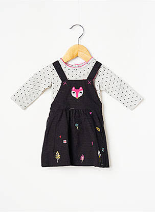 Robe mi-longue gris CATIMINI fille