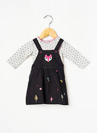 Robe mi-longue gris CATIMINI fille