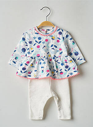Combi-pantalon blanc CATIMINI fille