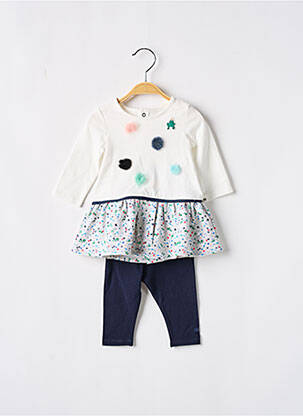 Ensemble pantalon blanc CATIMINI fille