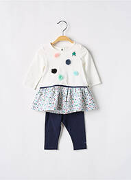 Ensemble pantalon blanc CATIMINI fille