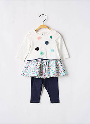 Ensemble pantalon blanc CATIMINI fille