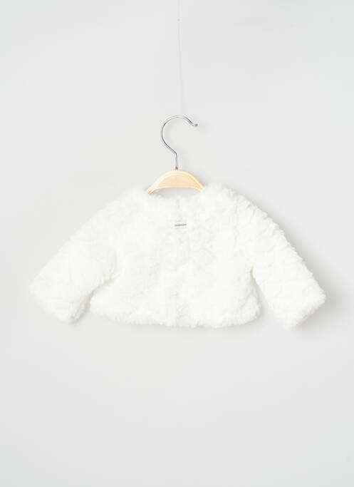Gilet manches longues blanc CATIMINI fille
