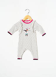 Combi-pantalon blanc CATIMINI fille